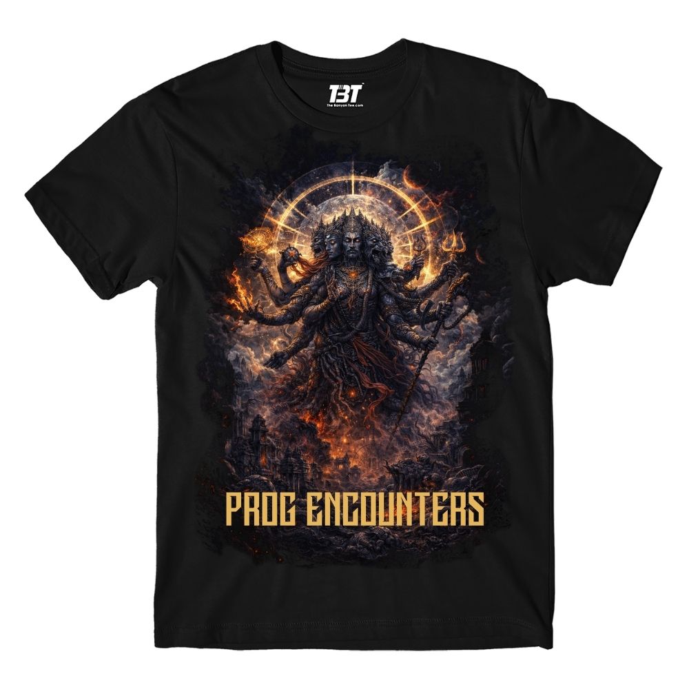 prog encounters prog encounters t-shirt music band buy online india the banyan tee tbt men women girls boys unisex black