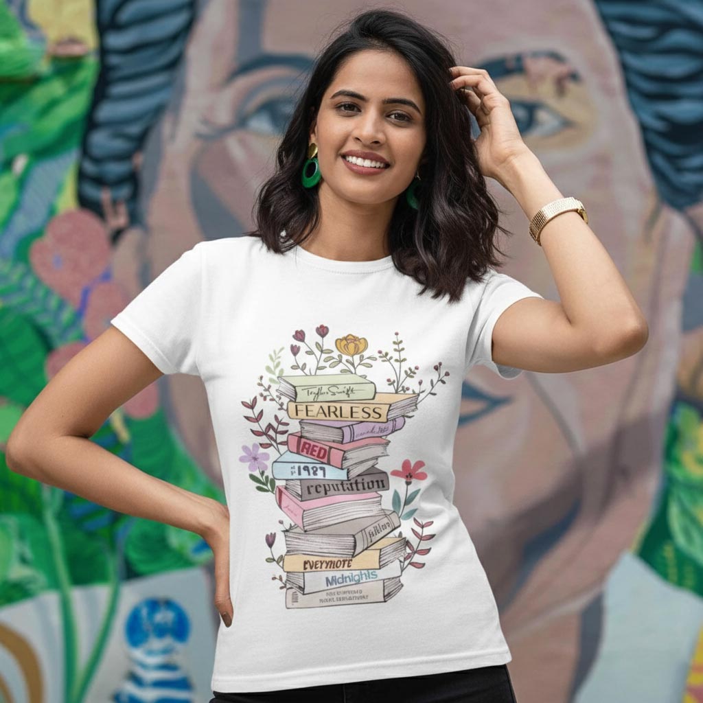 T shirt The Tale Of Tunes XS (Chest 36 IN) White