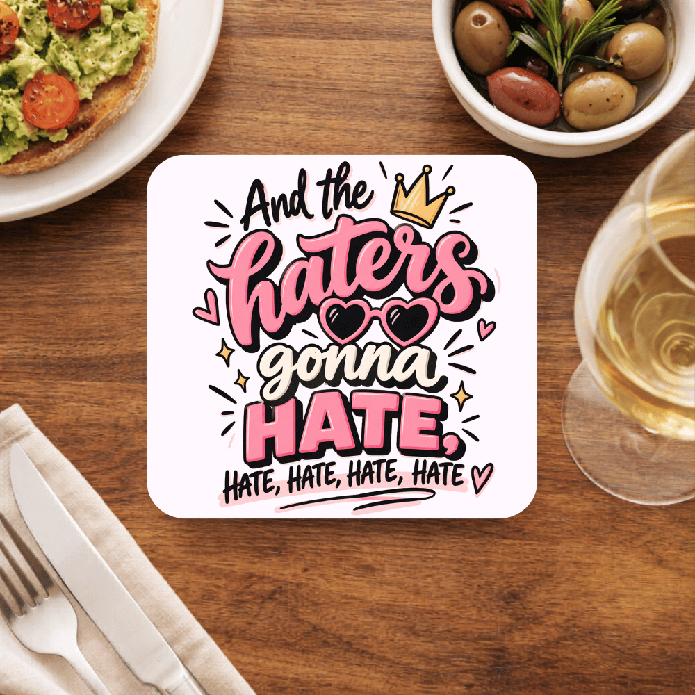 taylor swift haters gonna hate coasters wooden table cups indian music band buy online india the banyan tee tbt men women girls boys unisex