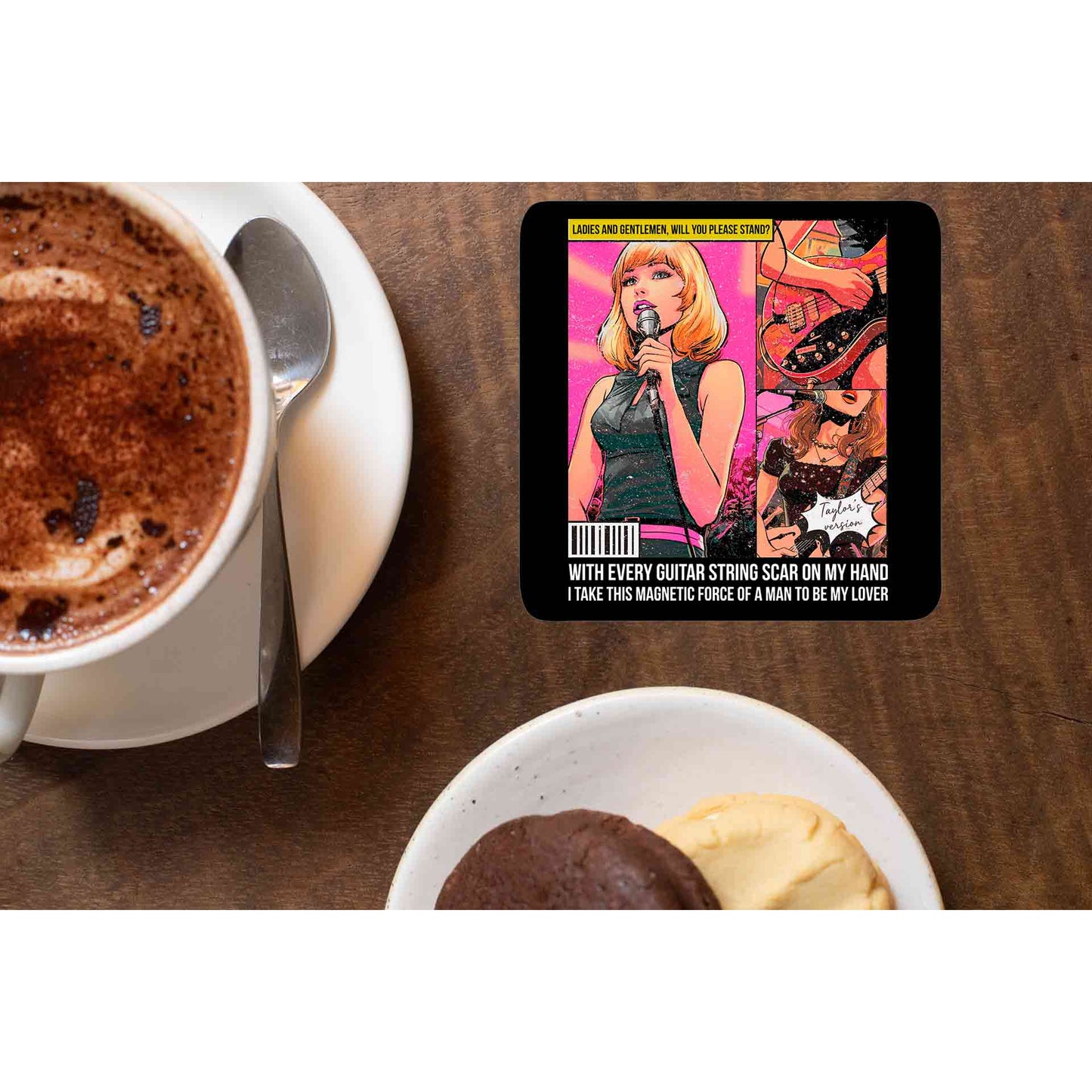 taylor swift my lover coasters wooden table cups indian music band buy online india the banyan tee tbt men women girls boys unisex