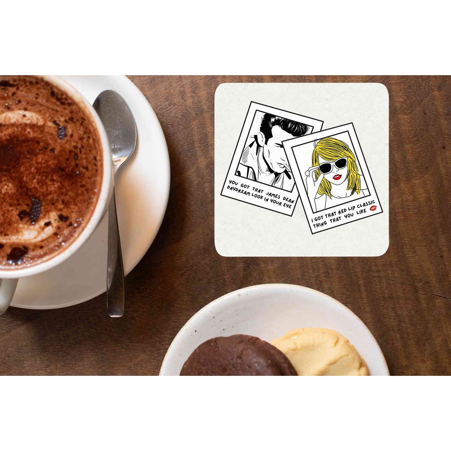 taylor swift style coasters wooden table cups indian music band buy online india the banyan tee tbt men women girls boys unisex