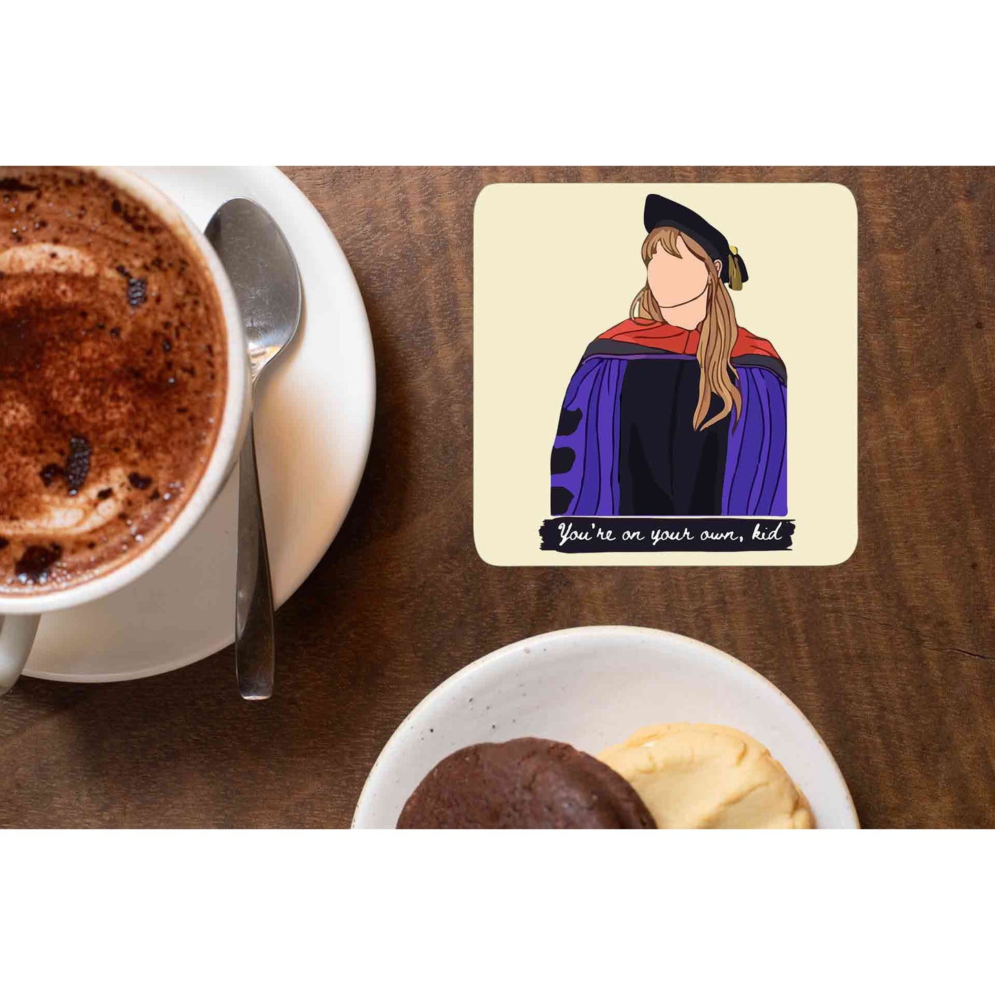 taylor swift you're on your own kid coasters wooden table cups indian music band buy online india the banyan tee tbt men women girls boys unisex