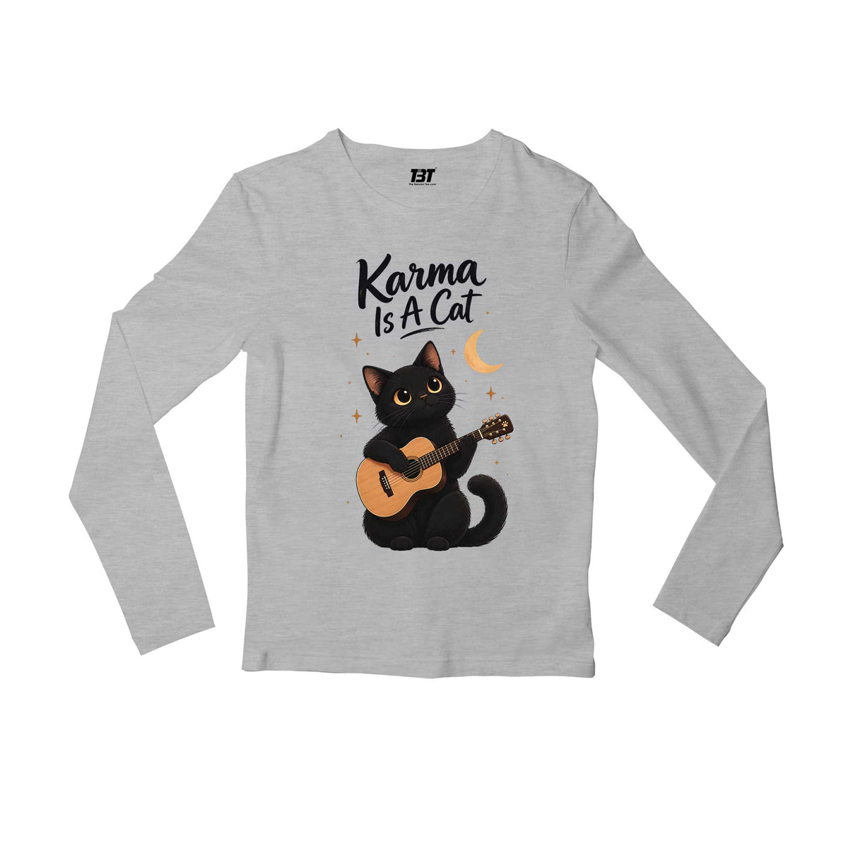 taylor swift karma cat full sleeves long sleeves music band buy online india the banyan tee tbt men women girls boys unisex gray