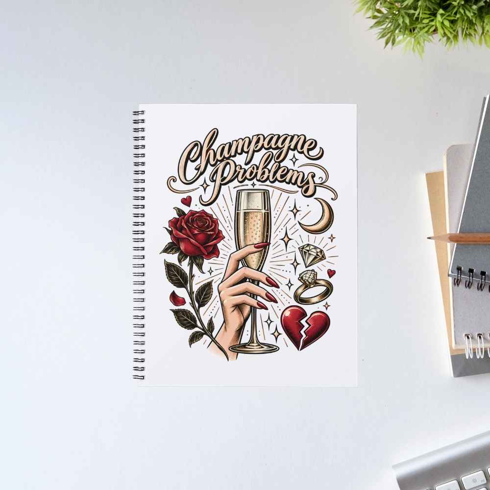 taylor swift champagne problems notebook notepad diary buy online india the banyan tee tbt unruled