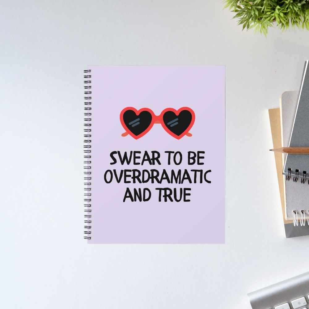 taylor swift overdramatic and true notebook notepad diary buy online india the banyan tee tbt unruled