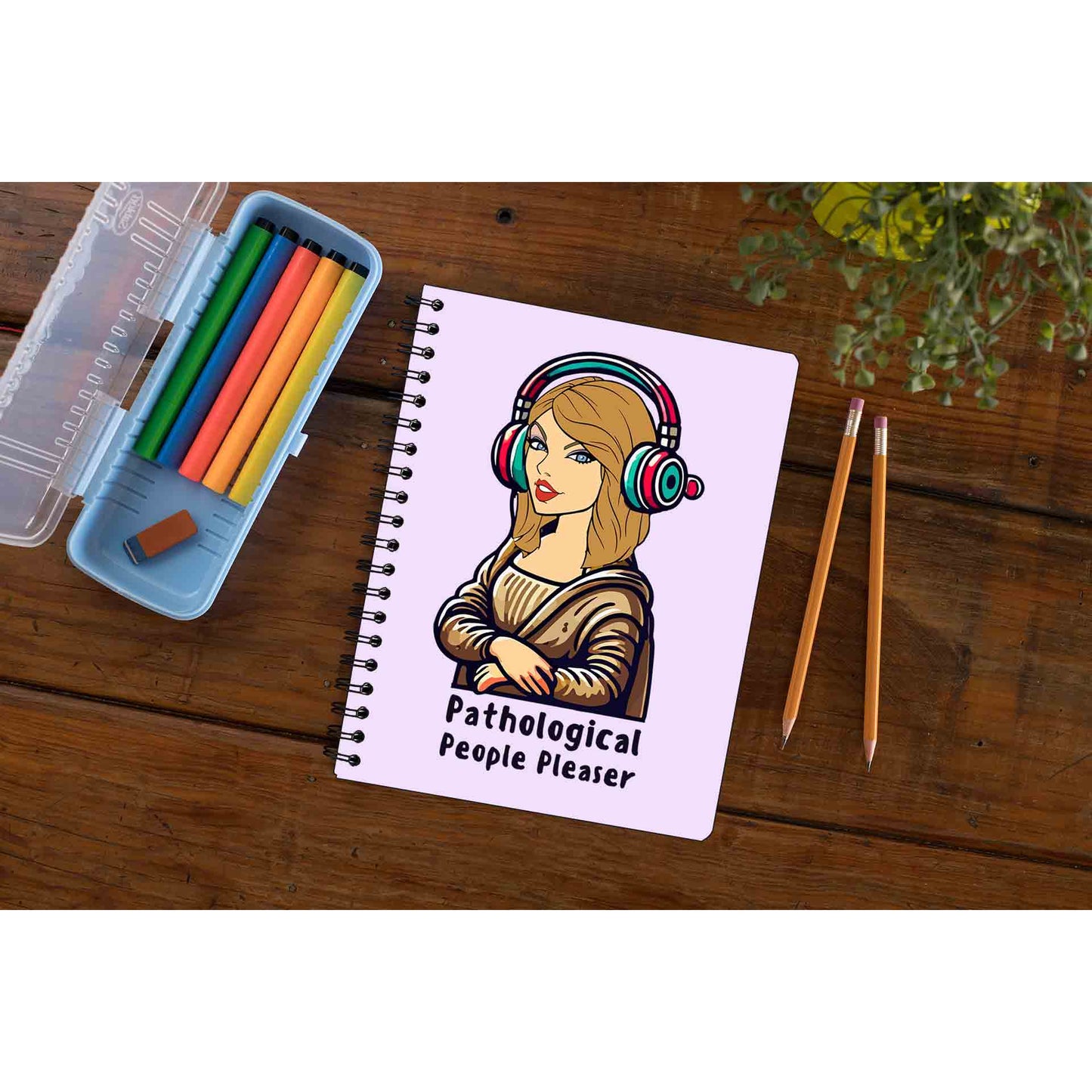 taylor swift pathological people pleaser notebook notepad diary buy online india the banyan tee tbt unruled