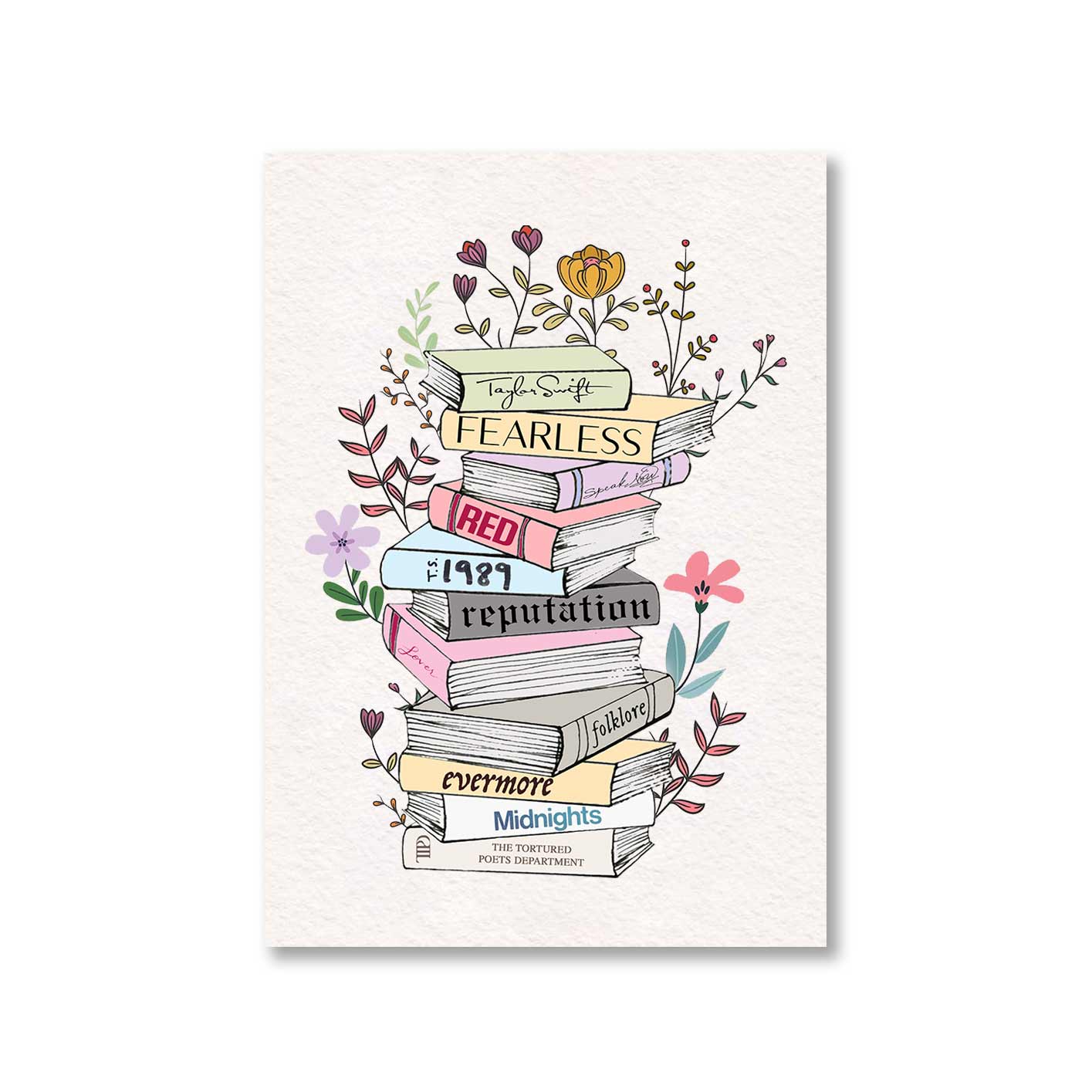 taylor swift the tale of tunes poster wall art buy online india the banyan tee tbt a4