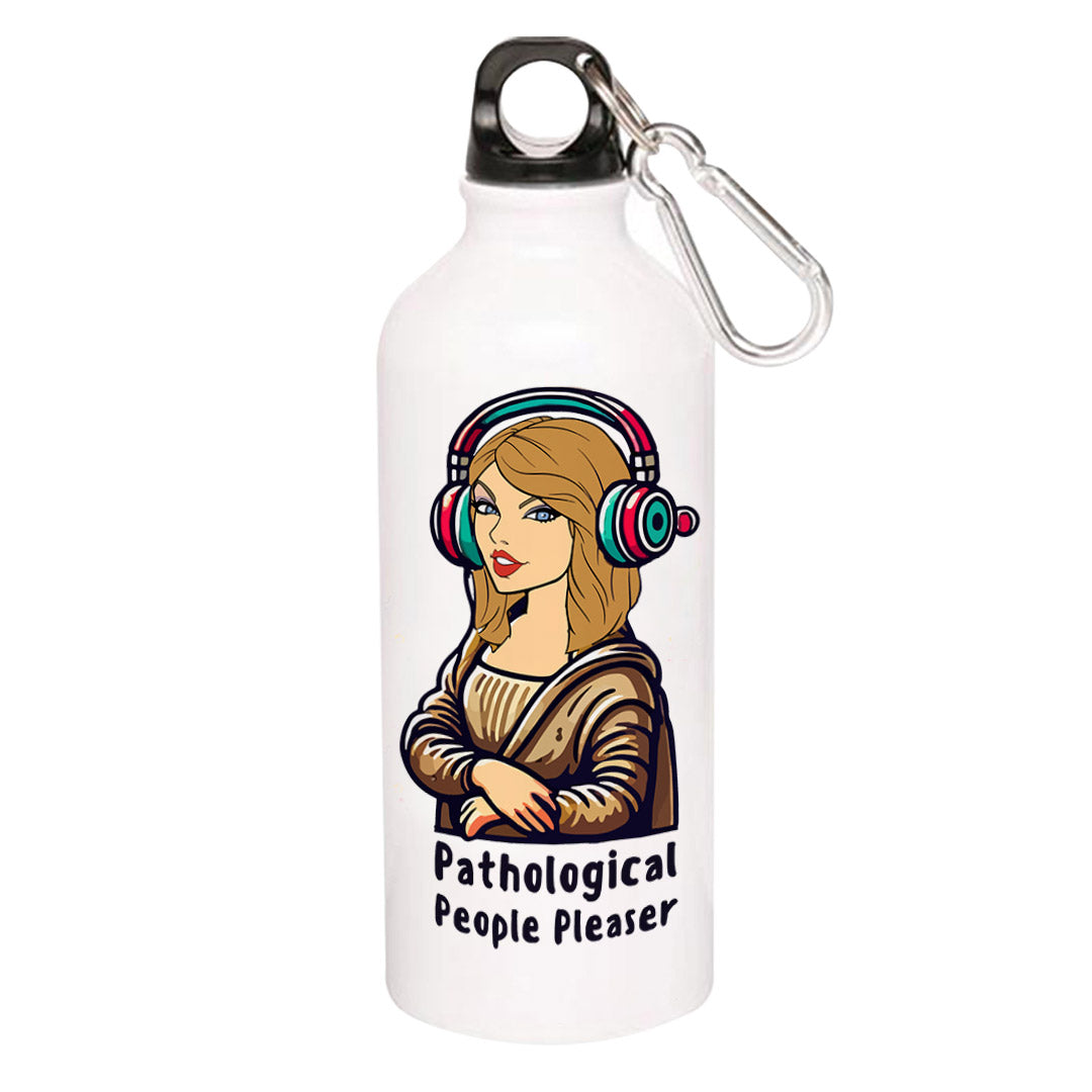 taylor swift pathological people pleaser sipper steel water bottle flask gym shaker music band buy online india the banyan tee tbt men women girls boys unisex