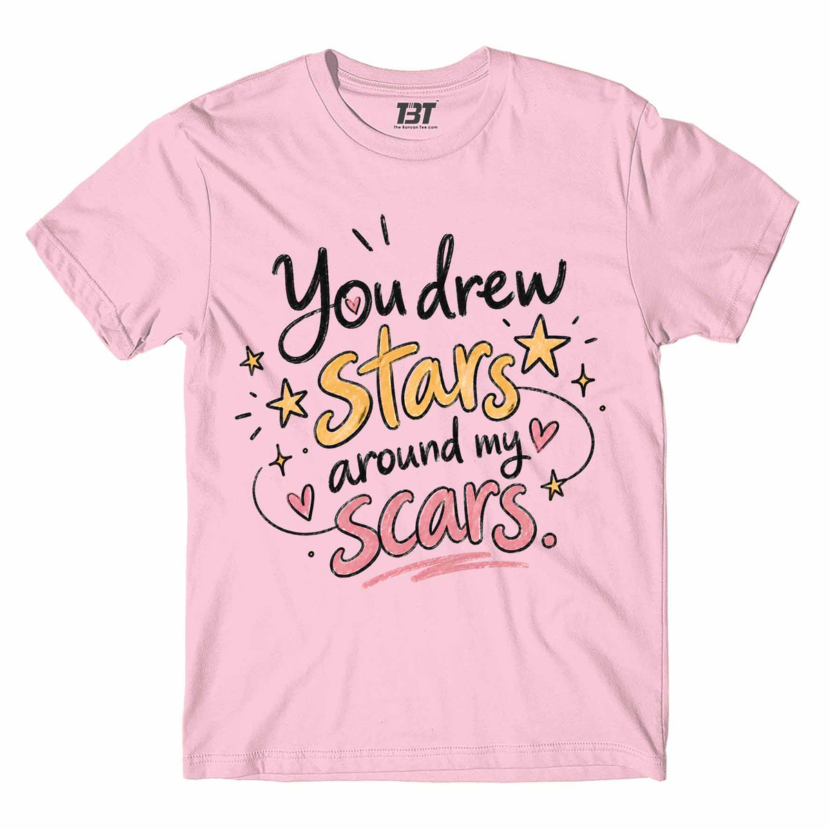 taylor swift you drew stars t-shirt music band buy online india the banyan tee tbt men women girls boys unisex baby pink