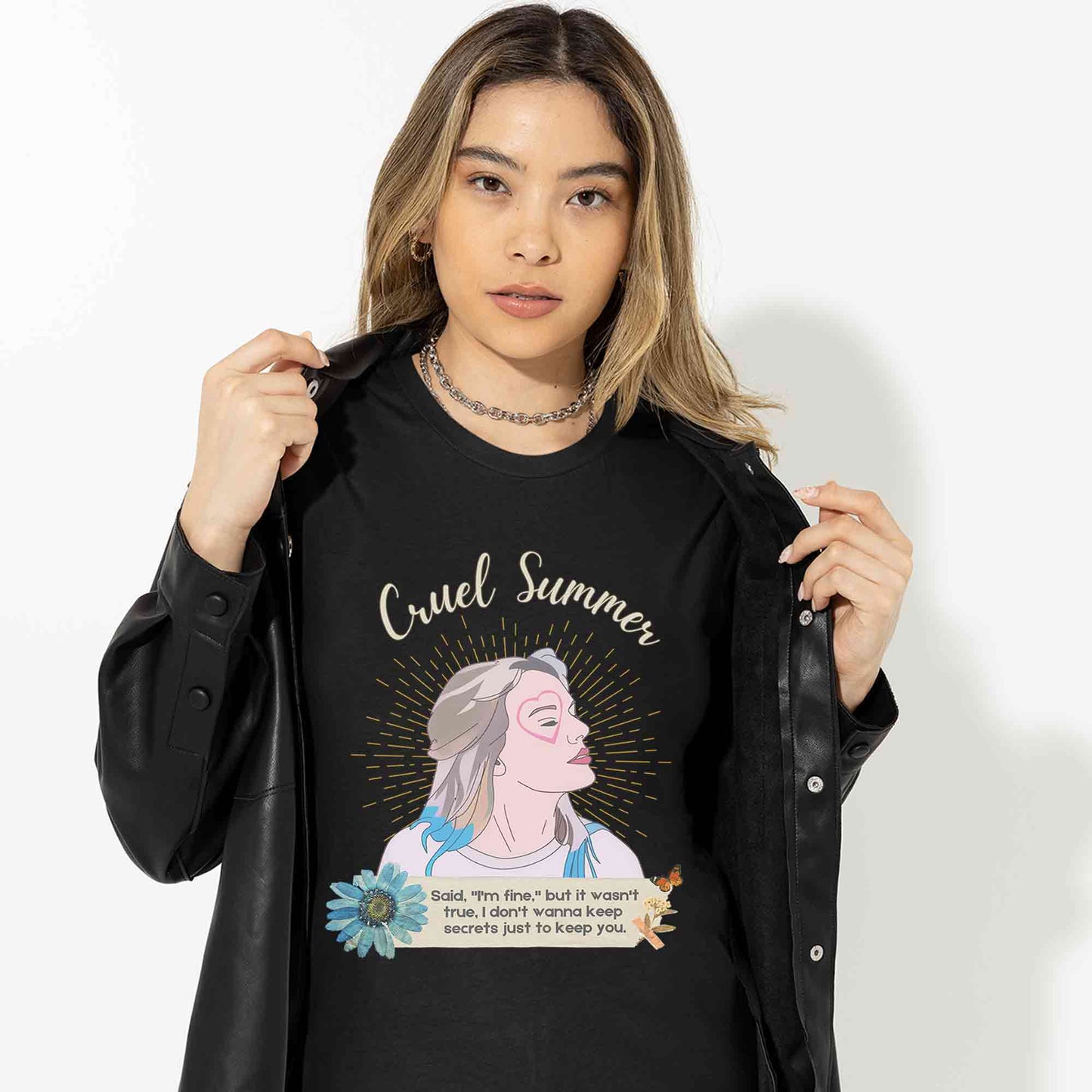 taylor swift cruel summer t-shirt music band buy online india the banyan tee tbt men women girls boys unisex black