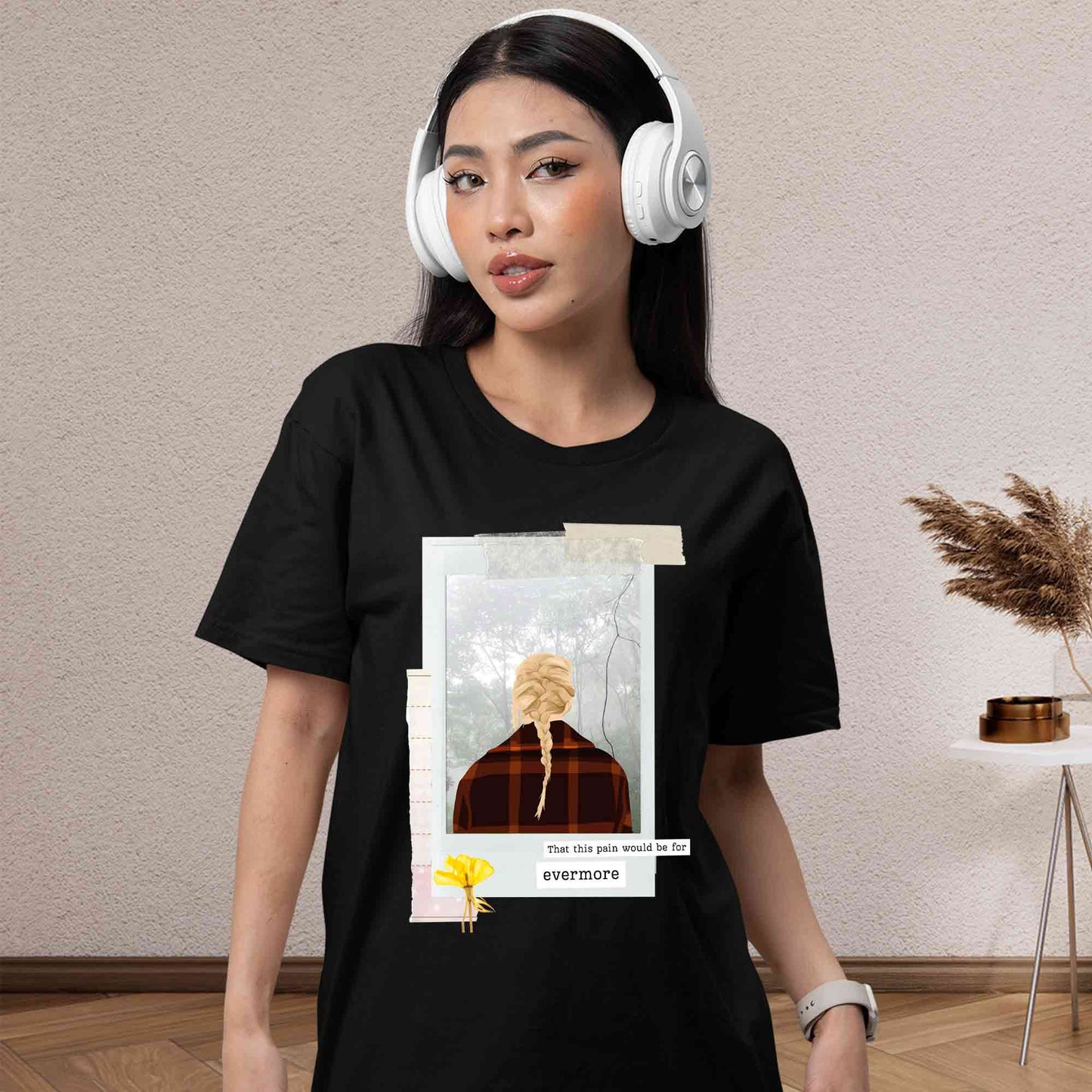 taylor swift evermore t-shirt music band buy online india the banyan tee tbt men women girls boys unisex black