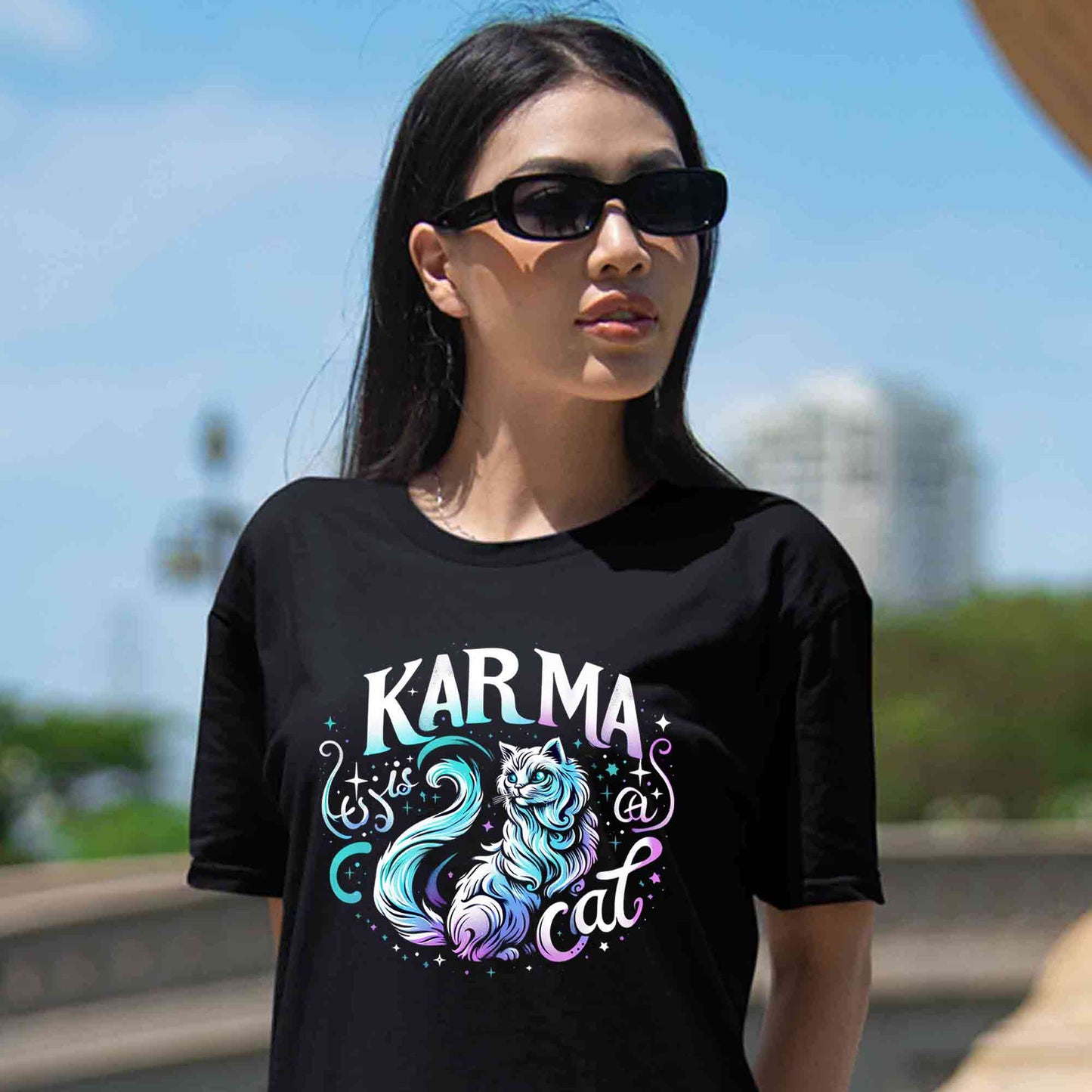 taylor swift karma cat t-shirt music band buy online india the banyan tee tbt men women girls boys unisex black