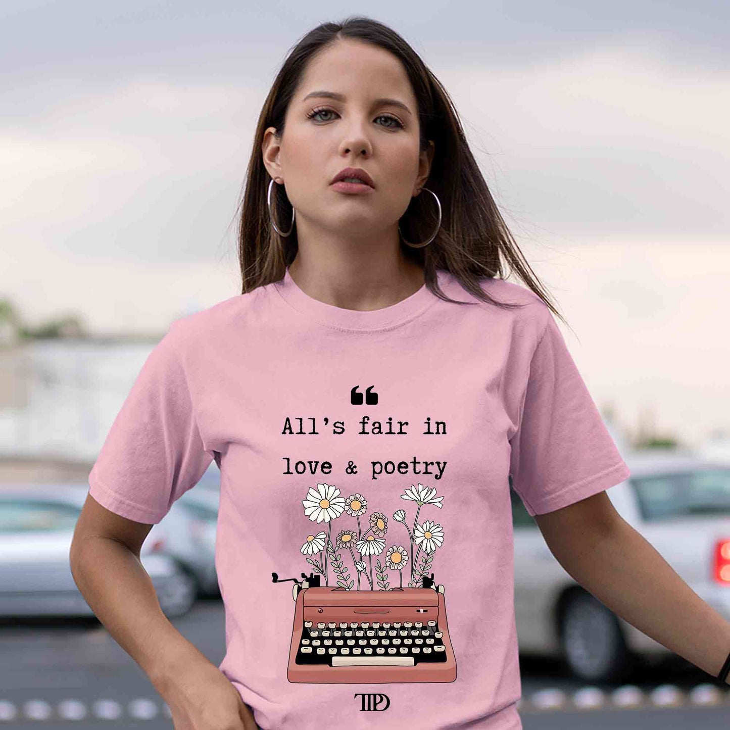 taylor swift love & poetry t-shirt music band buy online india the banyan tee tbt men women girls boys unisex baby pink