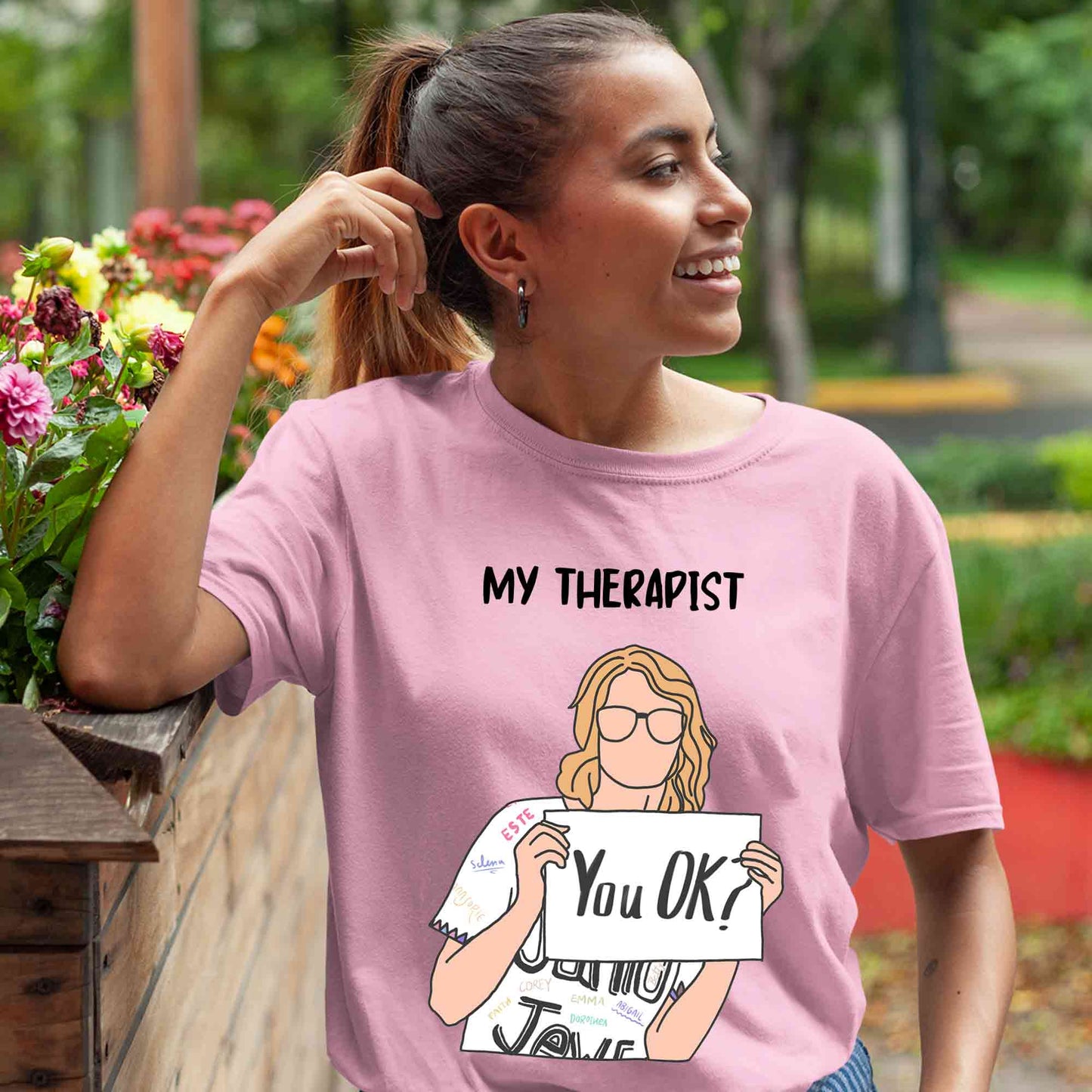 taylor swift my therapist t-shirt music band buy online india the banyan tee tbt men women girls boys unisex baby pink