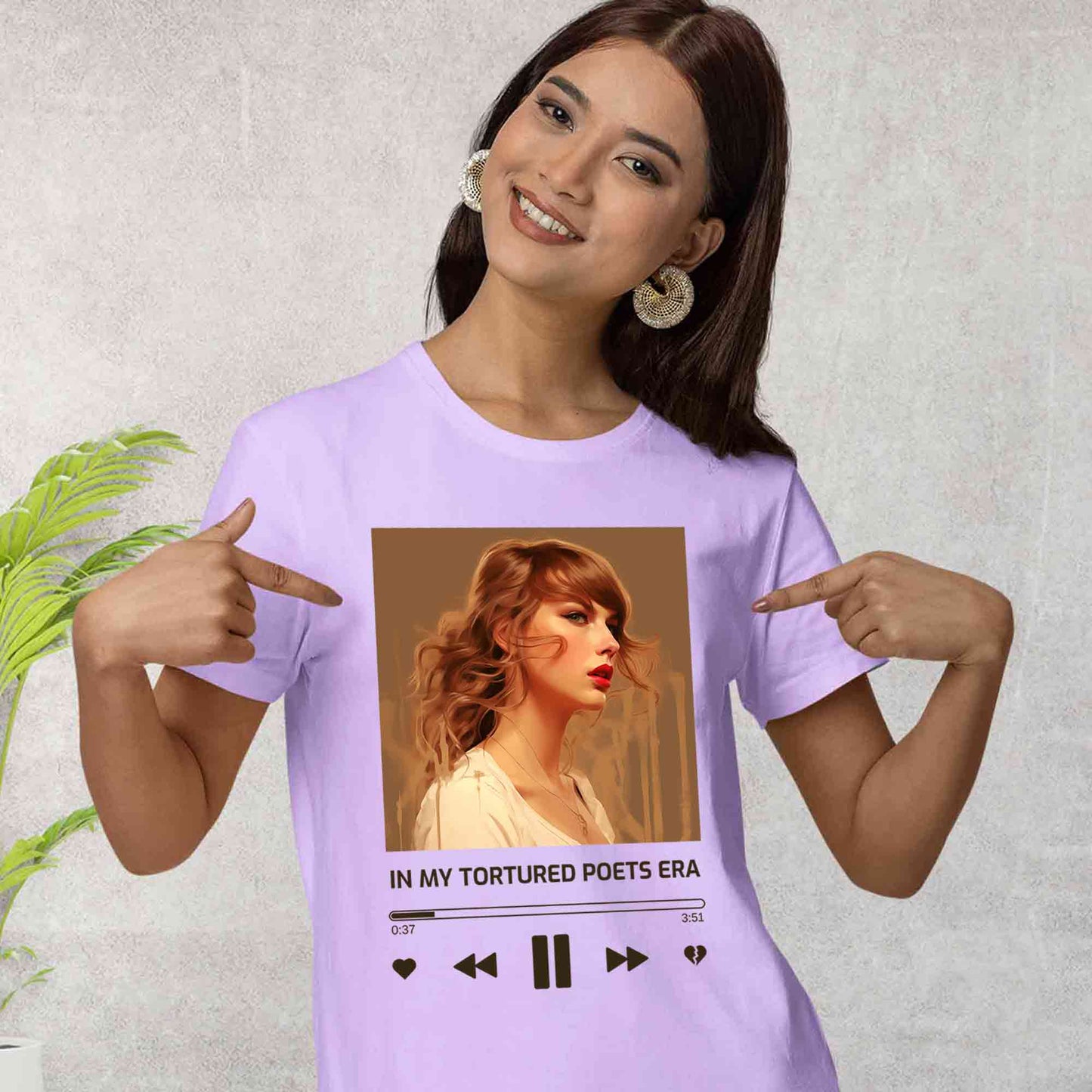 taylor swift tortured poets era t-shirt music band buy online india the banyan tee tbt men women girls boys unisex lavender