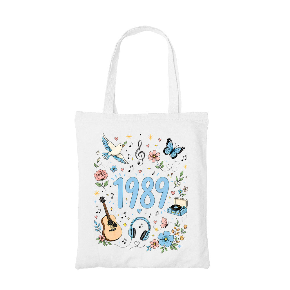 taylor swift 1989 tote bag cotton printed music band buy online india the banyan tee tbt men women girls boys unisex