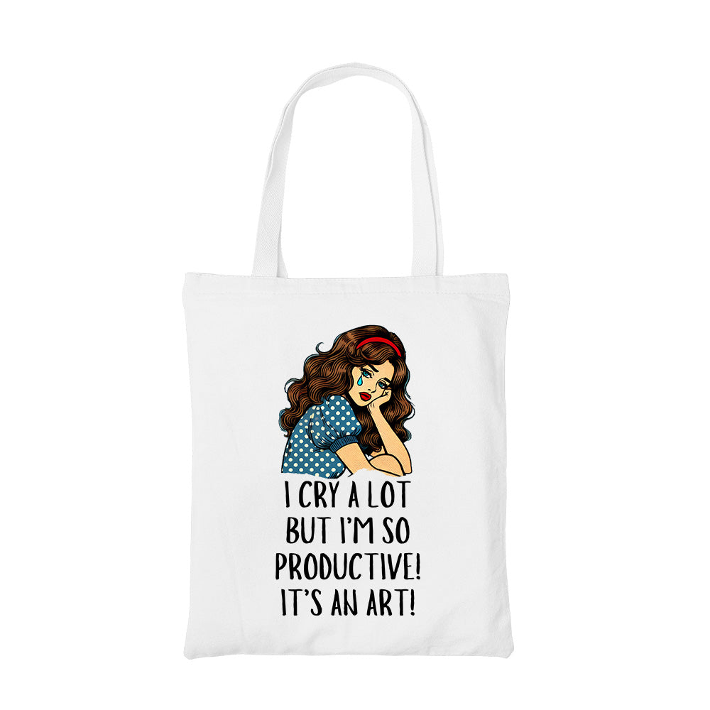 taylor swift i cry a lot but tote bag cotton printed music band buy online india the banyan tee tbt men women girls boys unisex