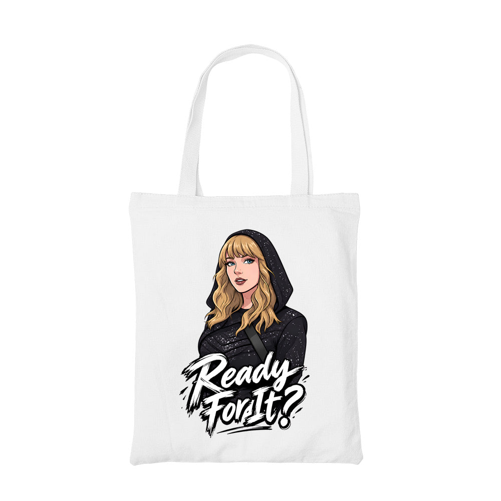 taylor swift ready for it tote bag cotton printed music band buy online india the banyan tee tbt men women girls boys unisex