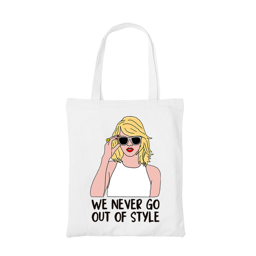 taylor swift style tote bag cotton printed music band buy online india the banyan tee tbt men women girls boys unisex