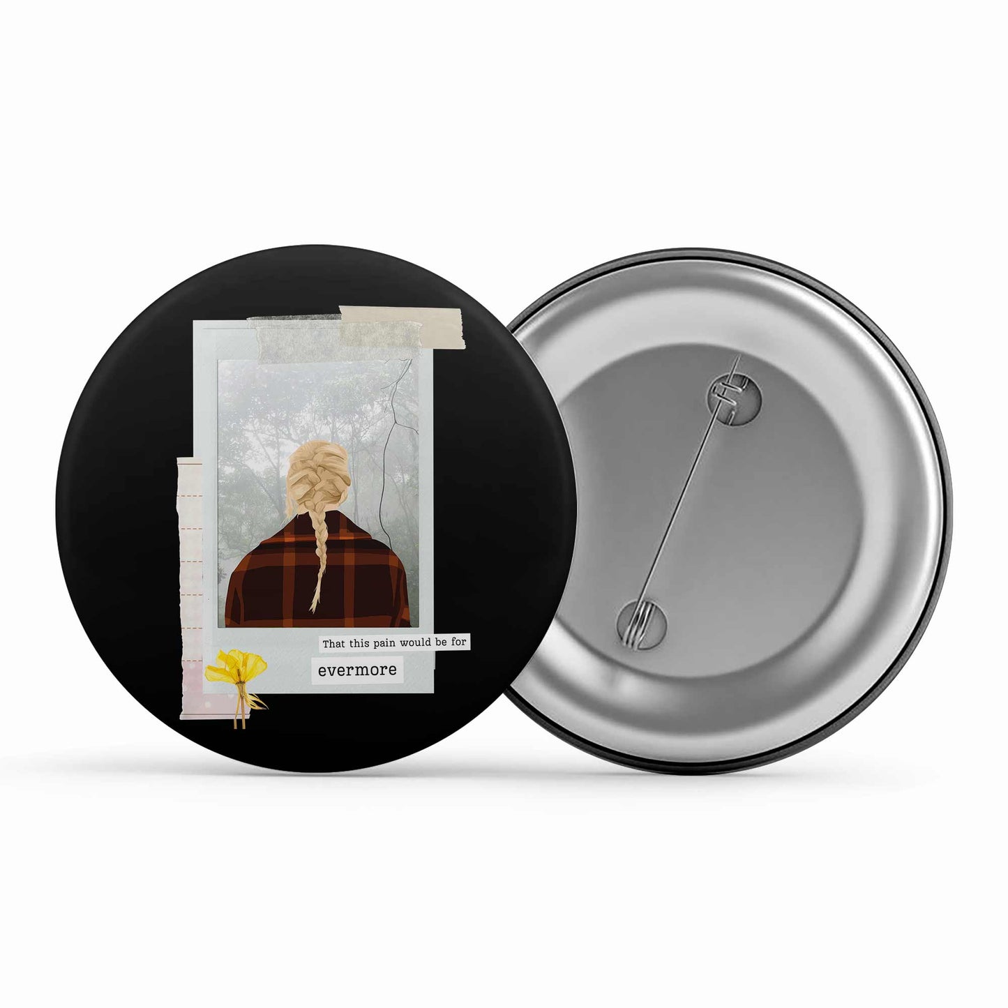 taylor swift evermore badge pin button music band buy online india the banyan tee tbt men women girls boys unisex