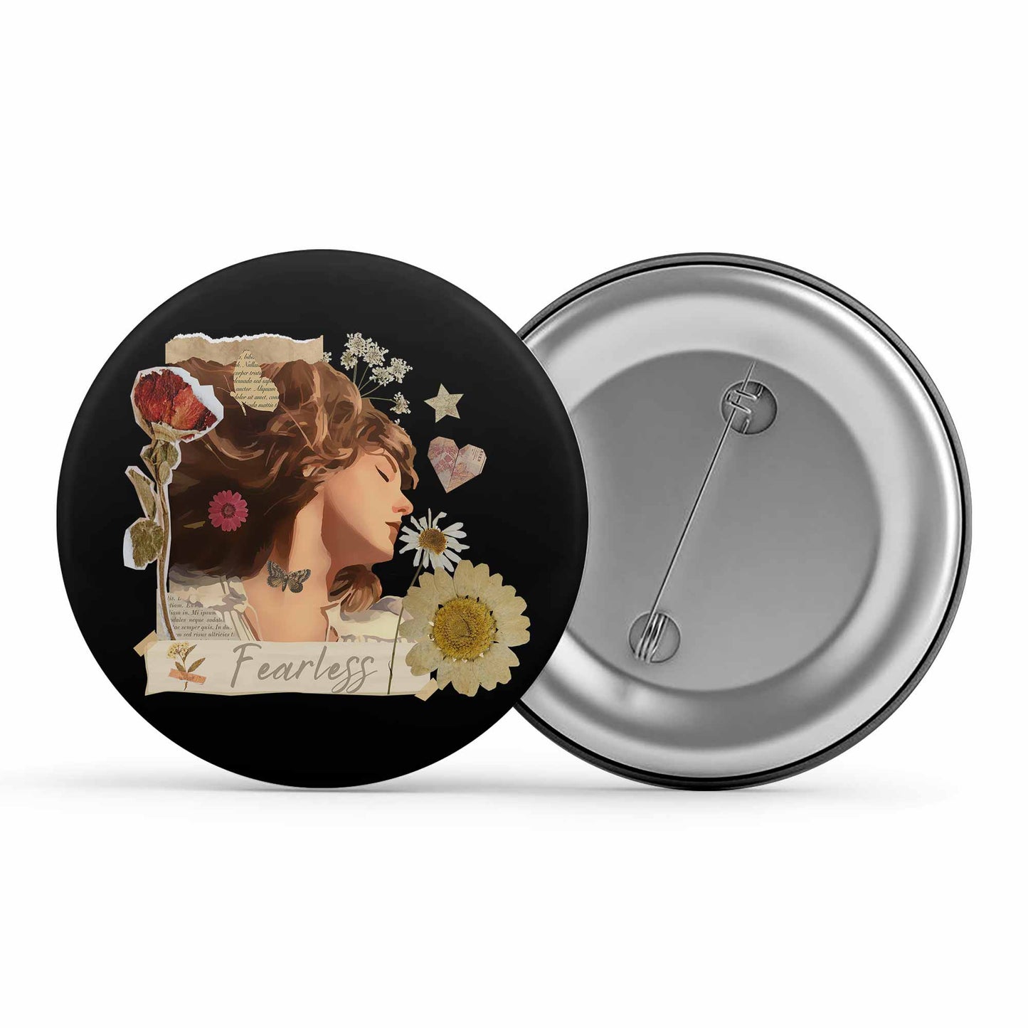 taylor swift fearless badge pin button music band buy online india the banyan tee tbt men women girls boys unisex