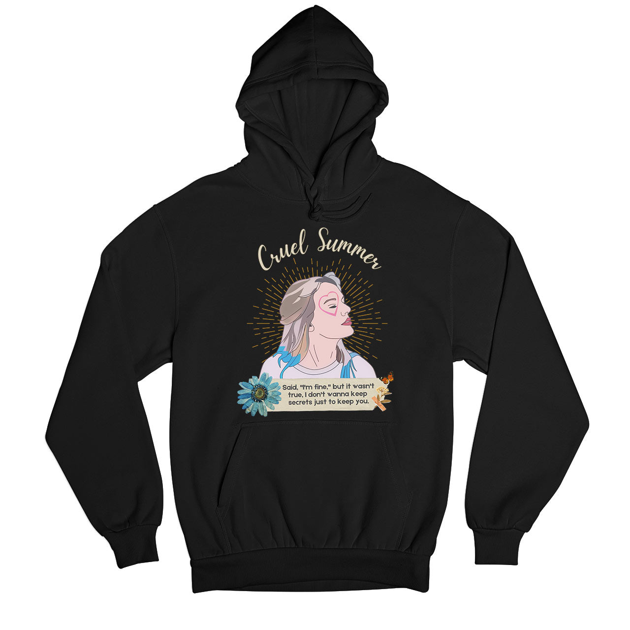 taylor swift cruel summer hoodie hooded sweatshirt winterwear music band buy online india the banyan tee tbt men women girls boys unisex black