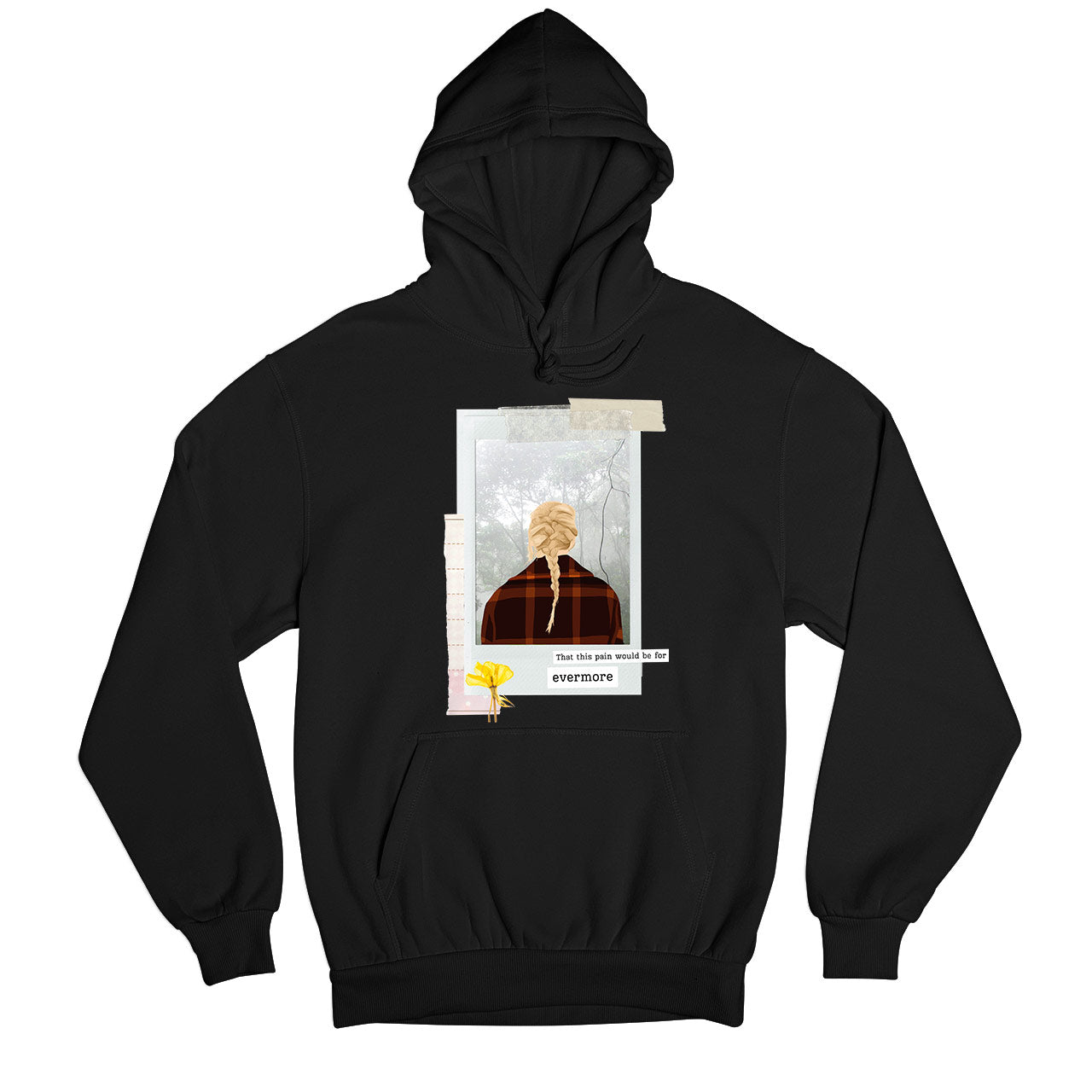 taylor swift evermore hoodie hooded sweatshirt winterwear music band buy online india the banyan tee tbt men women girls boys unisex black