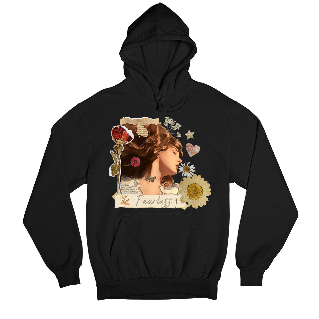 taylor swift fearless hoodie hooded sweatshirt winterwear music band buy online india the banyan tee tbt men women girls boys unisex black