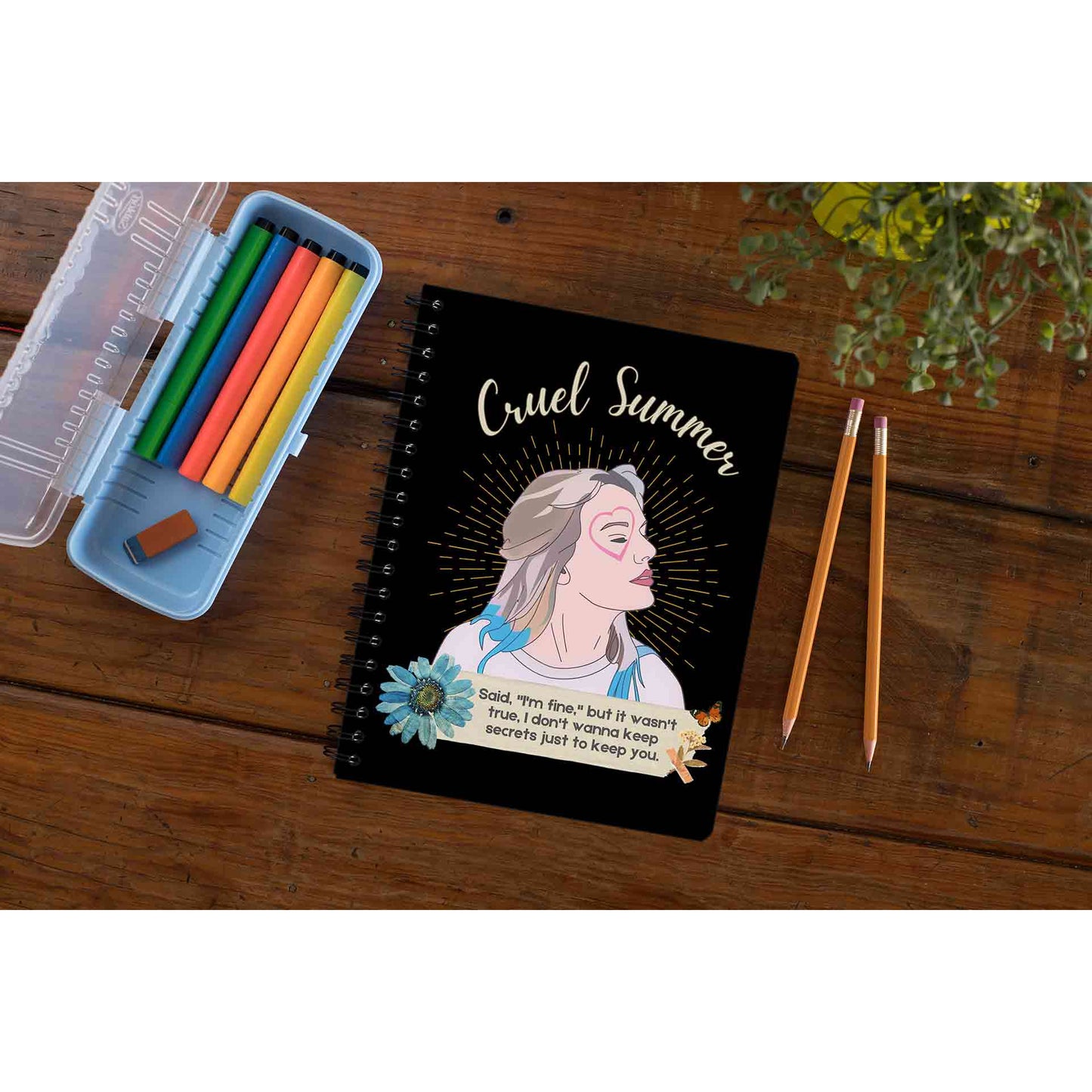 taylor swift cruel summer notebook notepad diary buy online india the banyan tee tbt unruled
