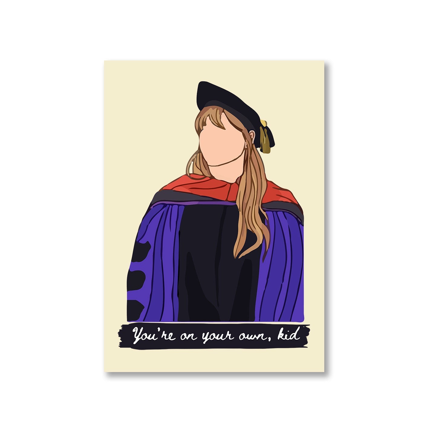 taylor swift you're on your own kid poster wall art buy online india the banyan tee tbt a4