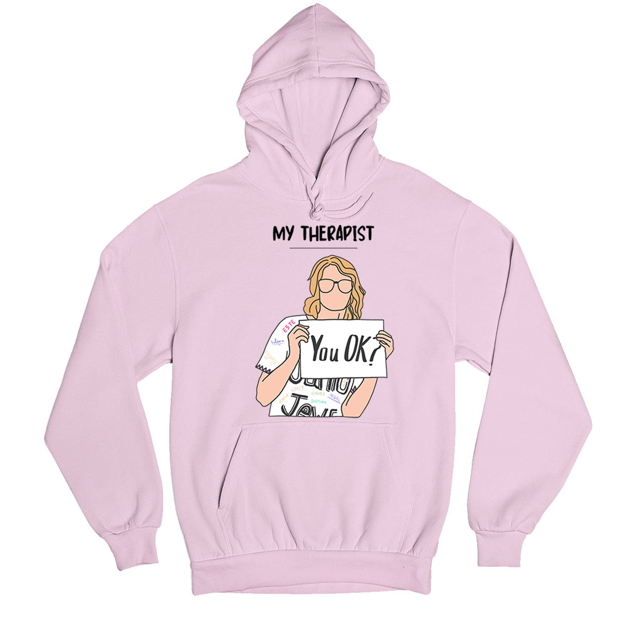 taylor swift my therapist hoodie hooded sweatshirt winterwear music band buy online india the banyan tee tbt men women girls boys unisex baby pink