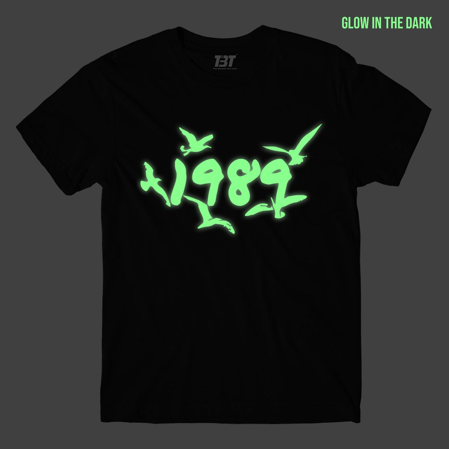 Glow In The Dark Taylor Swift 1989 T-shirt by The Banyan Tee