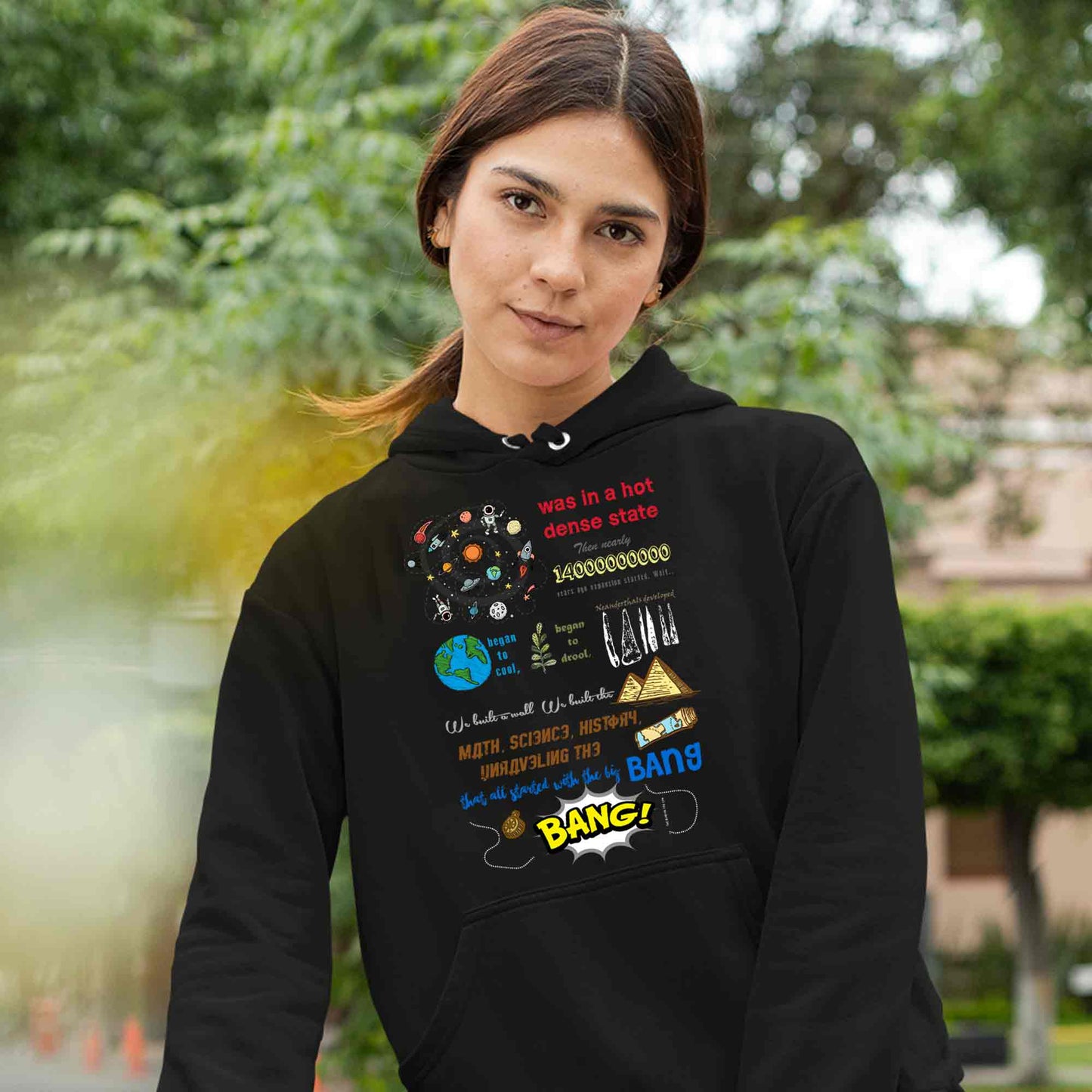The Big Bang Theory Hoodie - Doodle Hoodie Hooded Sweatshirt The Banyan Tee TBT