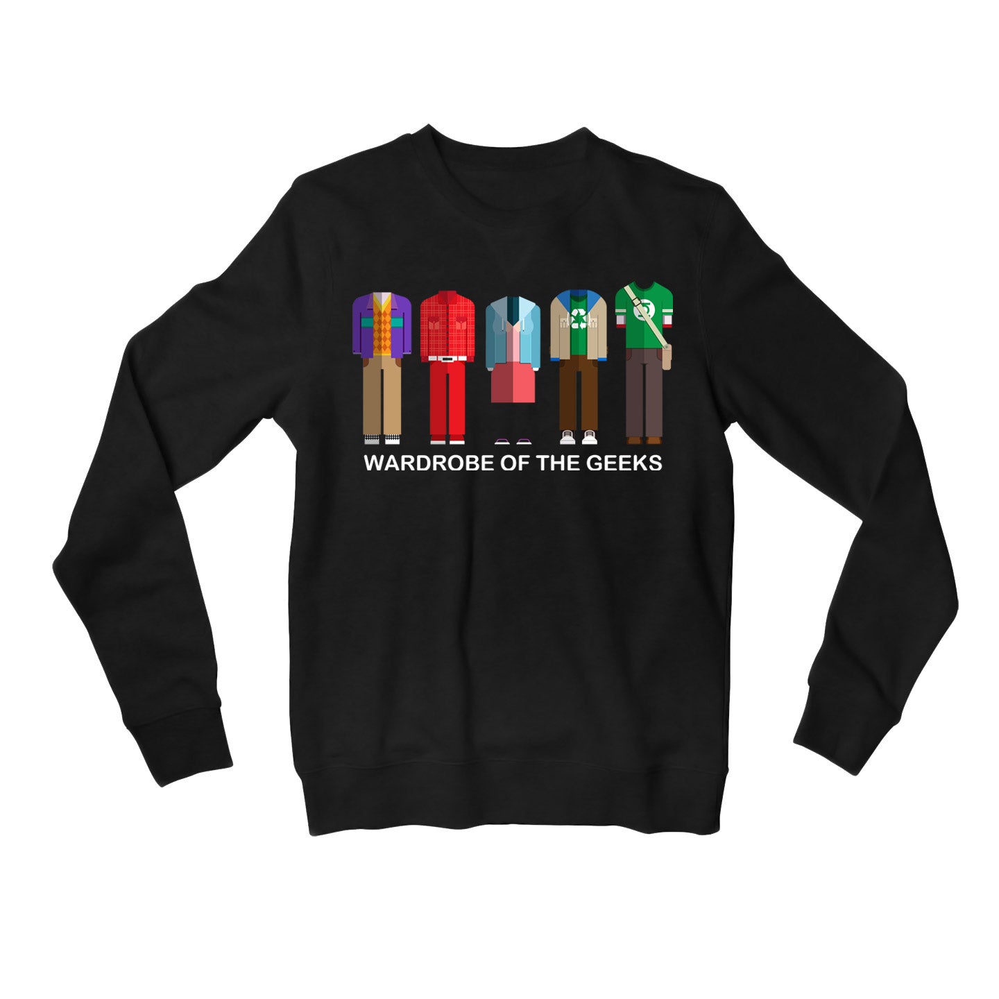 Buy The Big Bang Theory Sweatshirt Wardrobe Of The Geeks