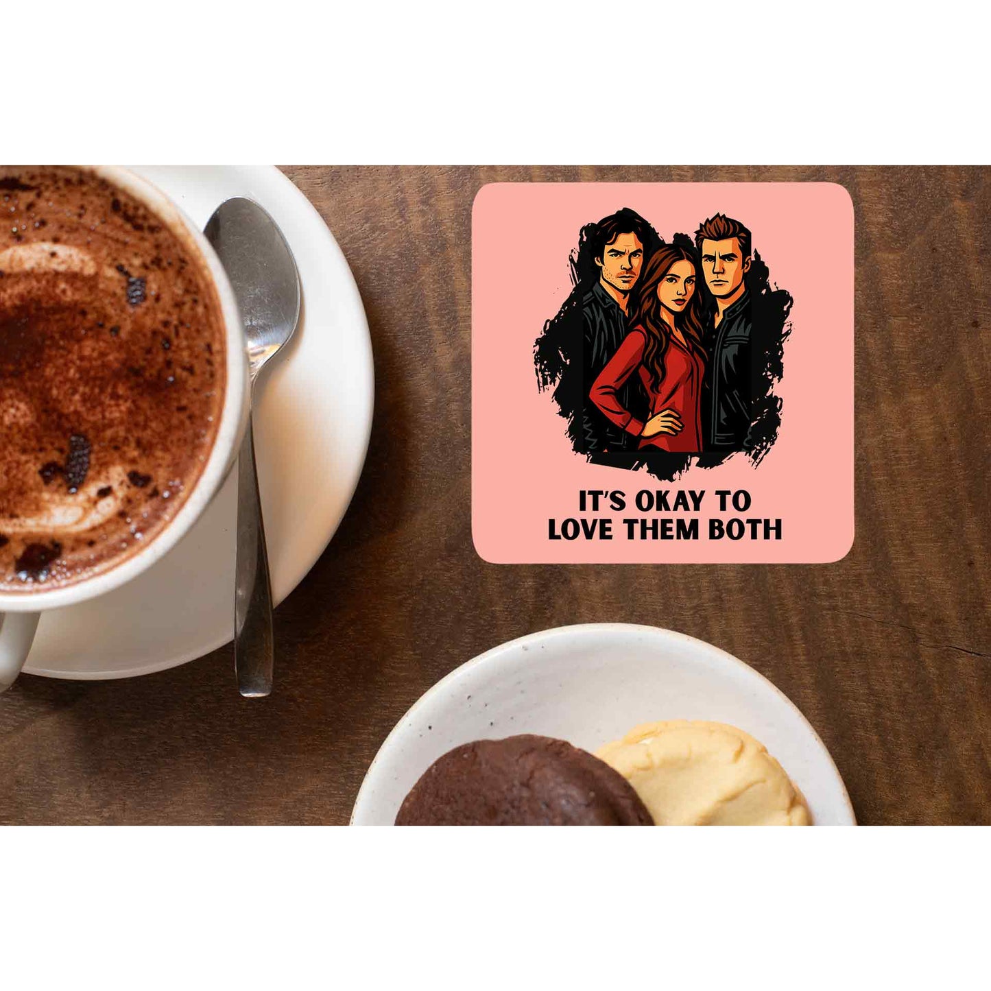 the vampire diaries love them both coasters wooden table cups indian tv & movies buy online india the banyan tee tbt men women girls boys unisex
