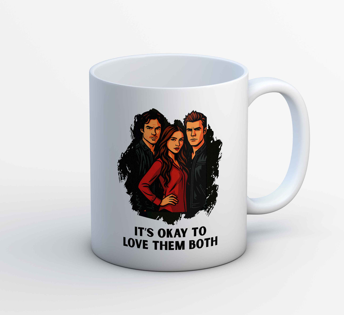 The Vampire Diaries Mug - Love Them Both The Banyan Tee TBT