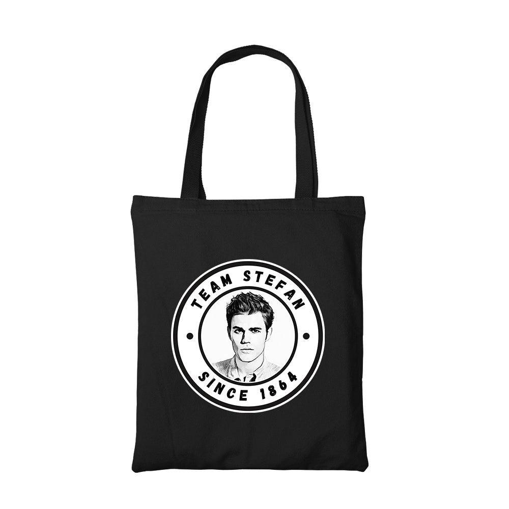 the vampire diaries team stefan tote bag cotton printed tv & movies buy online india the banyan tee tbt men women girls boys unisex