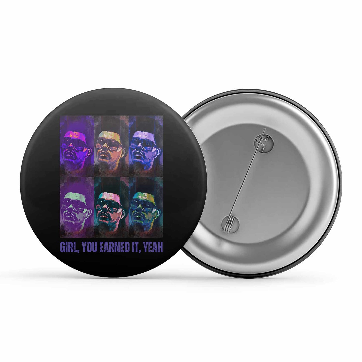 the weeknd earned it badge pin button music band buy online india the banyan tee tbt men women girls boys unisex