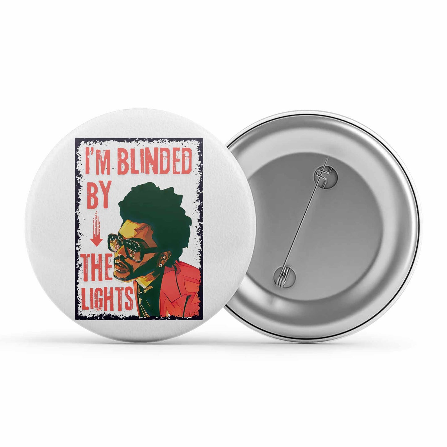 the weeknd i'm blinded by the lights badge pin button music band buy online india the banyan tee tbt men women girls boys unisex