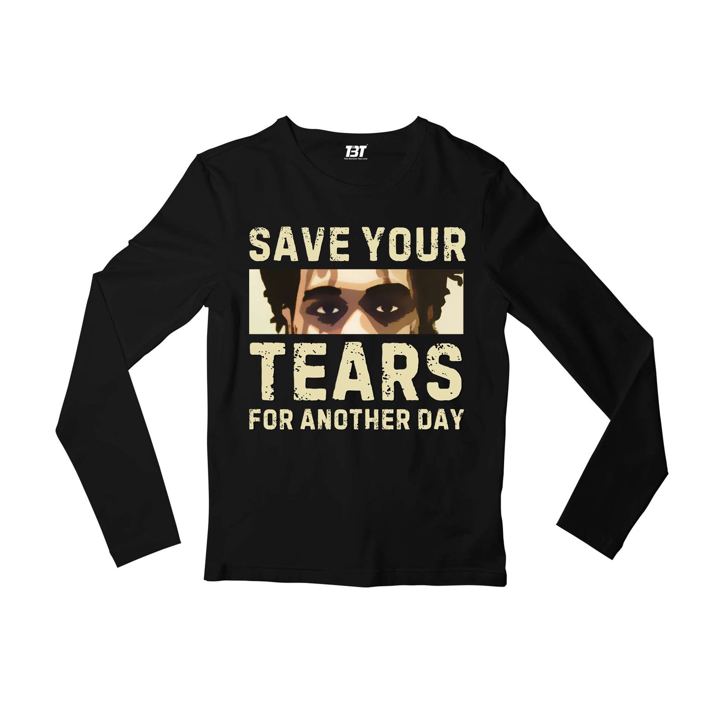 the weeknd save your tears full sleeves long sleeves music band buy online india the banyan tee tbt men women girls boys unisex black