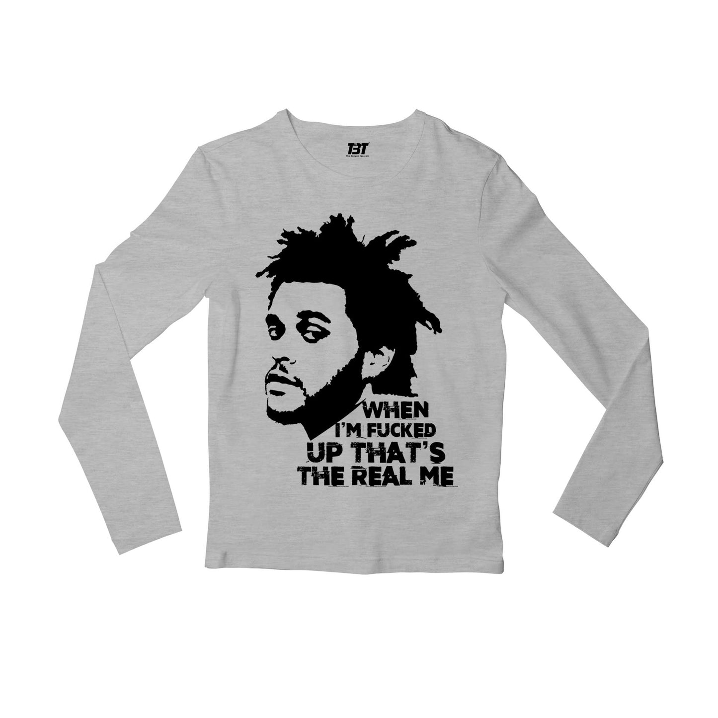 the weeknd the hills full sleeves long sleeves music band buy online india the banyan tee tbt men women girls boys unisex white