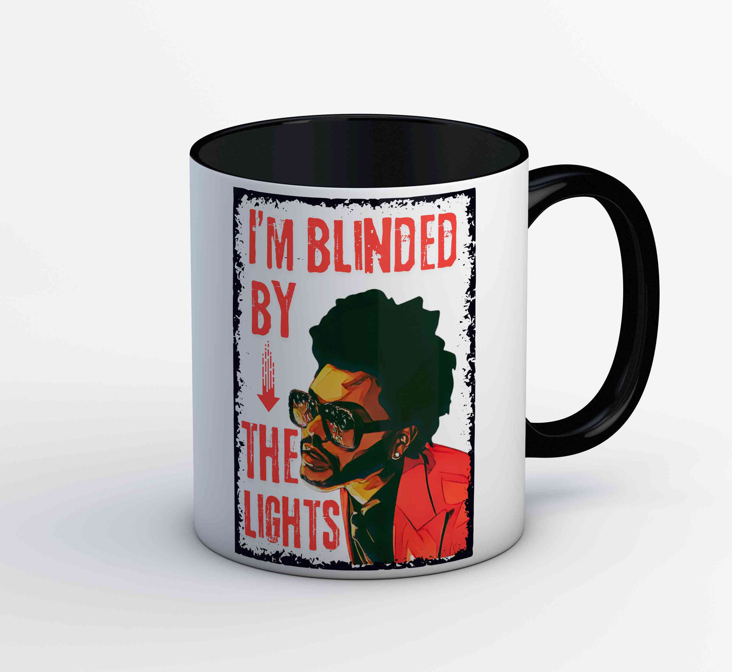 the weeknd i'm blinded by the lights mug coffee ceramic music band buy online india the banyan tee tbt men women girls boys unisex