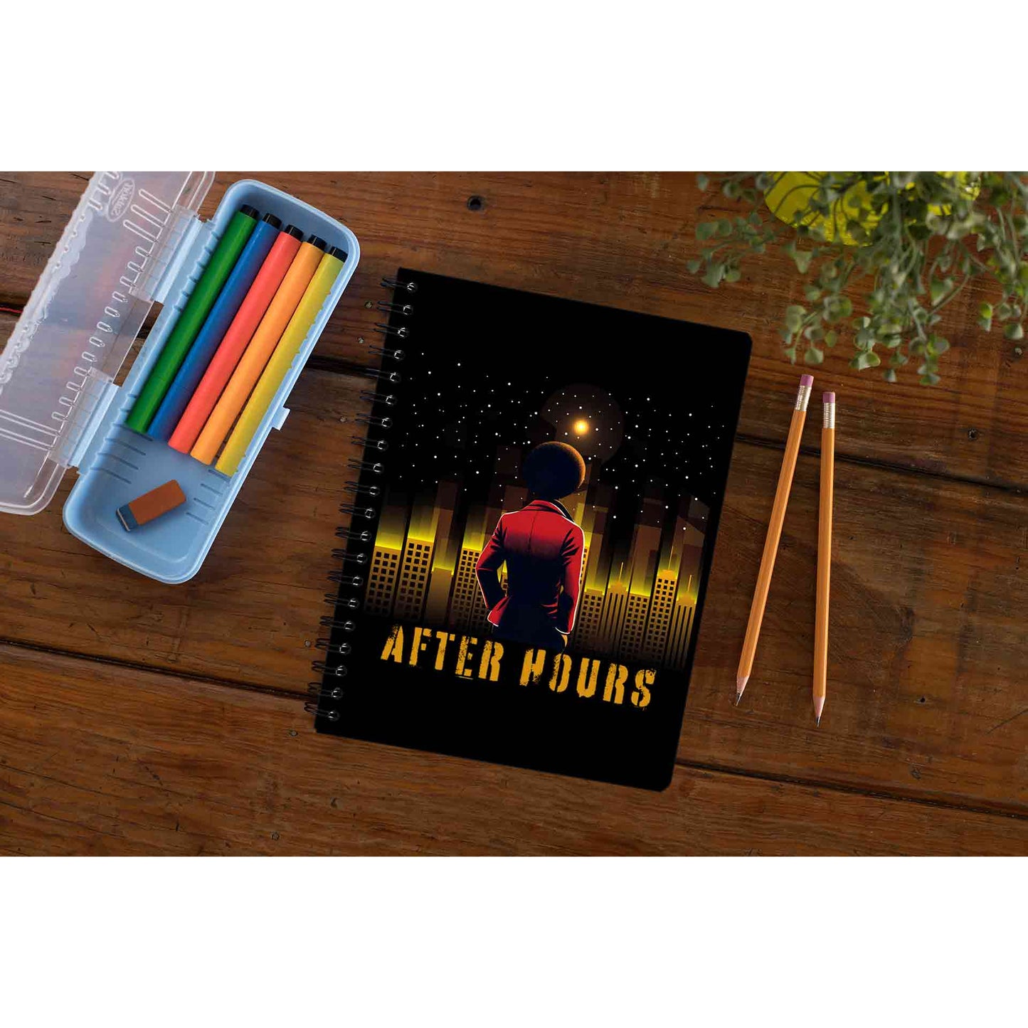 the weeknd after hours fanart notebook notepad diary buy online india the banyan tee tbt unruled