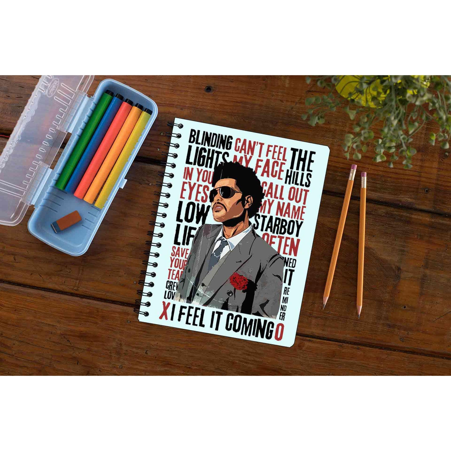 the weeknd starboy symphony notebook notepad diary buy online india the banyan tee tbt unruled