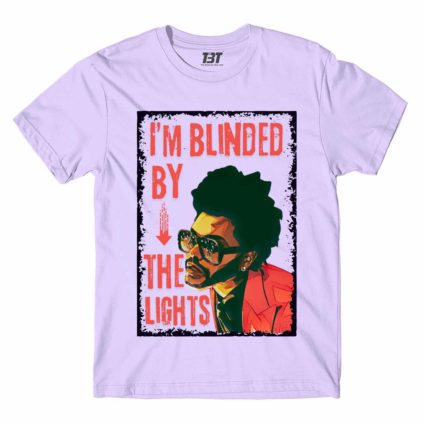 the weeknd i'm blinded by the lights t-shirt music band buy online india the banyan tee tbt men women girls boys unisex lavender