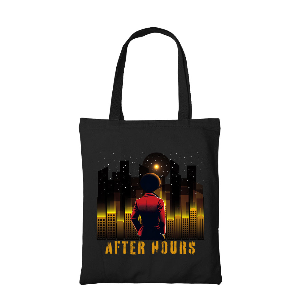 the weeknd after hours fanart tote bag cotton printed music band buy online india the banyan tee tbt men women girls boys unisex