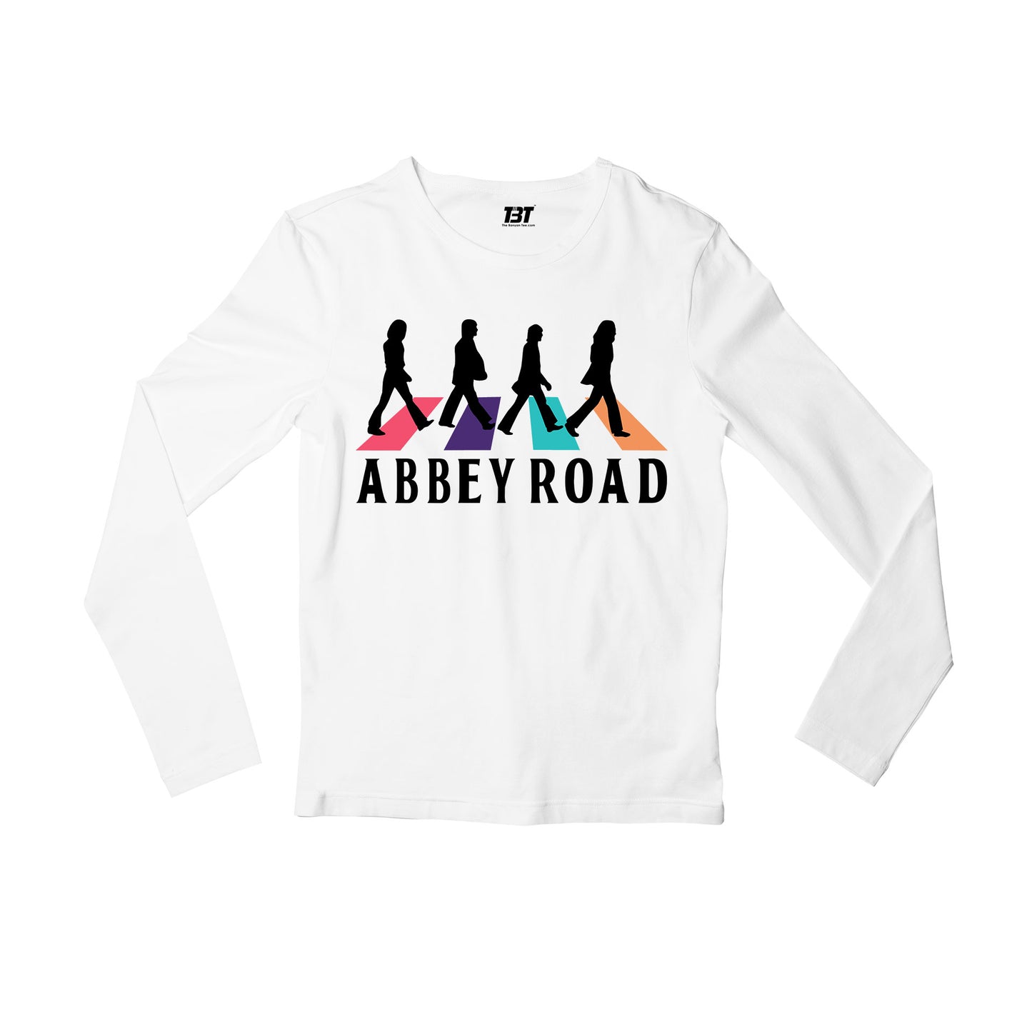 The Beatles Full Sleeves T-shirt Long Sleeves - Abbey Road Full Sleeves T-shirt Long Sleeves The Banyan Tee TBT