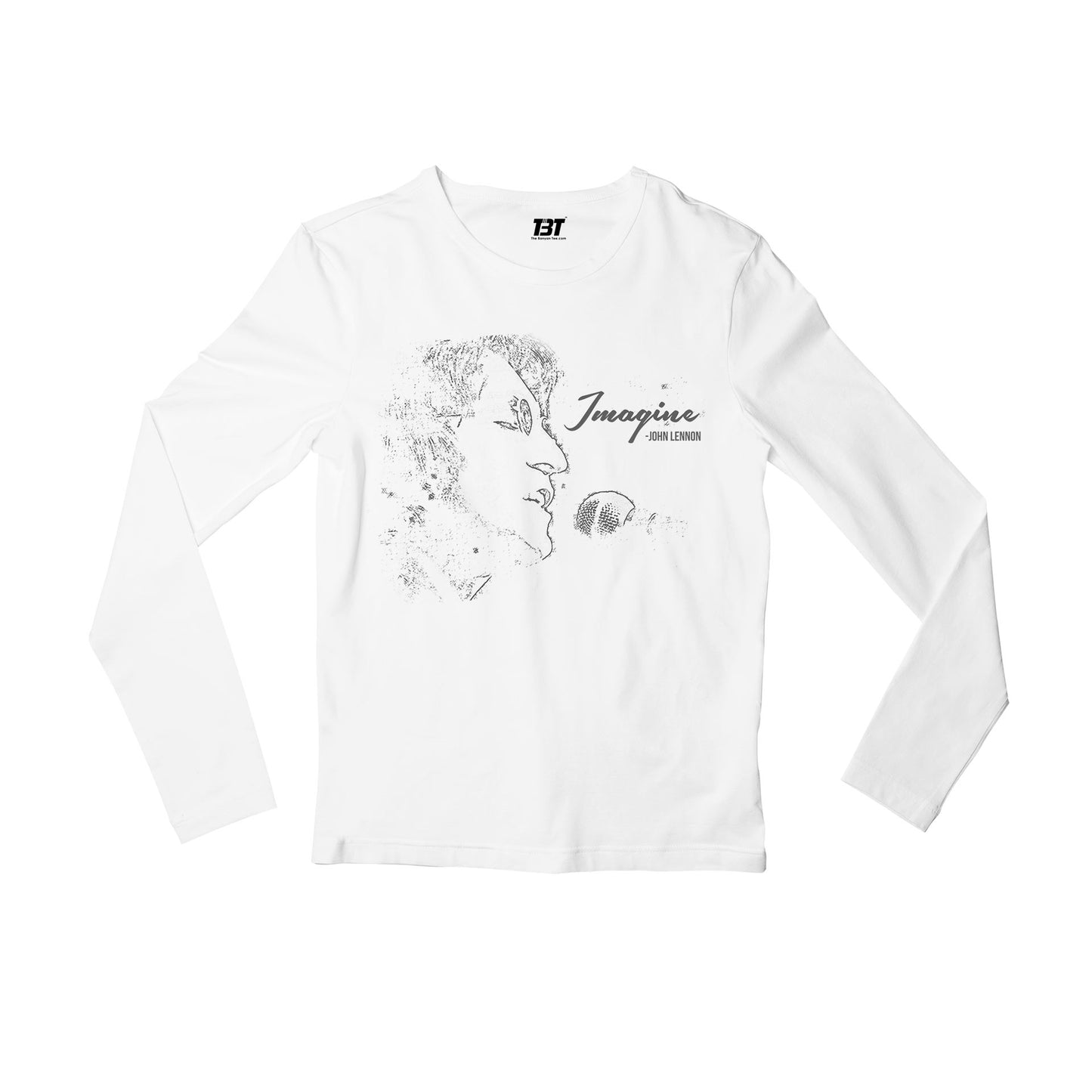 The Beatles Full Sleeves T-shirt Long Sleeves - Imagine Full Sleeves T-shirt Long Sleeves The Banyan Tee TBT