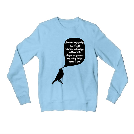 The Beatles Sweatshirt - Blackbird Sweatshirt The Banyan Tee TBT