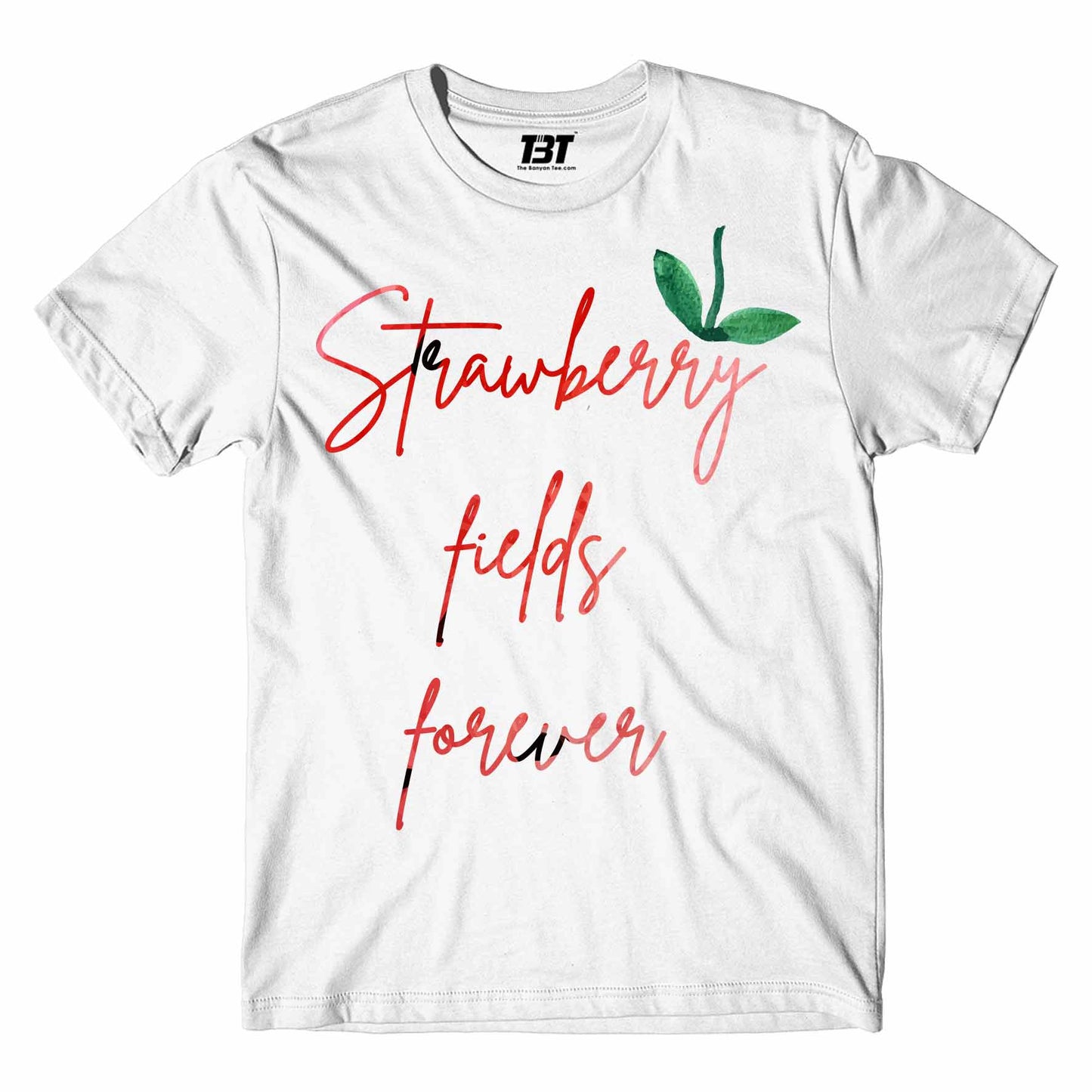 The Beatles T-shirt - Strawberry Fields Forever T-shirt The Banyan Tee TBT shirt for men women boys designer stylish online cotton india